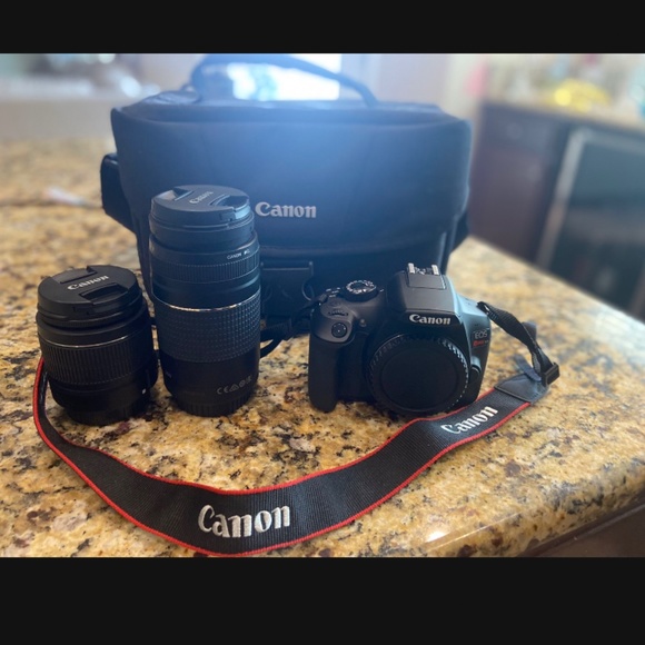 Canon Cameras Photo & VideoCanon T6 Rebel With 2 LensColor: Black